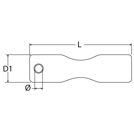 phrp0608-i1 Blue Wave Leinenknochen Rope Bone