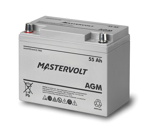 6050_agm55rv Mastervolt AGM Batterie 12V 55 Ah