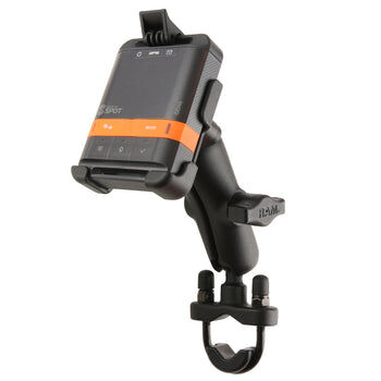 RAM Mounts Lenker-Halterung für Spot 4 Messenger - B-Kugel (1 Zoll), Klemmschelle, mittlerer Verbindungsarm