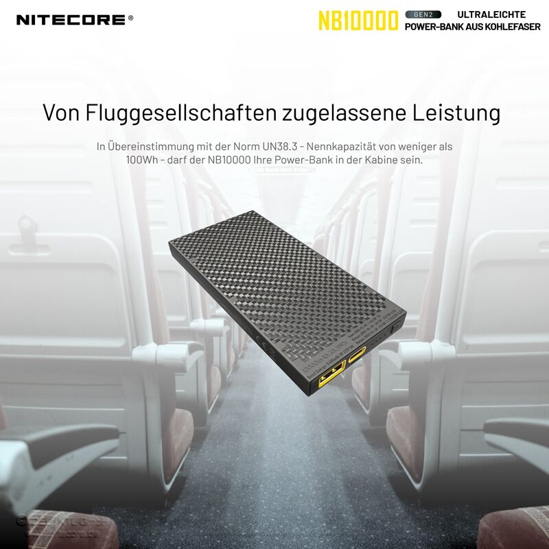 Nitecore Powerbank NB10000 GEN2 - 10000mAh