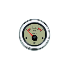 Vetus Voltmeter, creme, 12 Volt