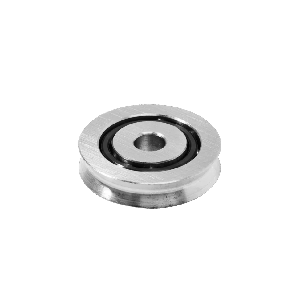 Seilrolle Kugellager 6 mm, Edelstahl rostfrei