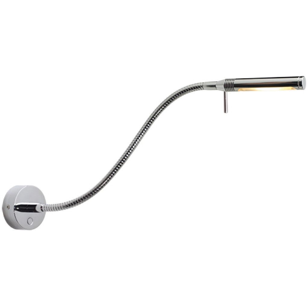 LED-Flexleuchte 07, 300mm, chrom-glanz, rot/warmweiß, 10-30V DC, max. 3 W, mit Dimmer