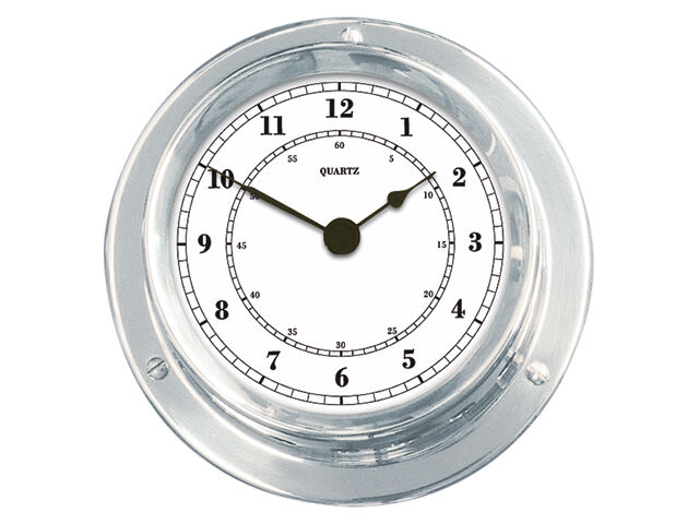 Talamex Serie 110 Messing verchromt Uhr