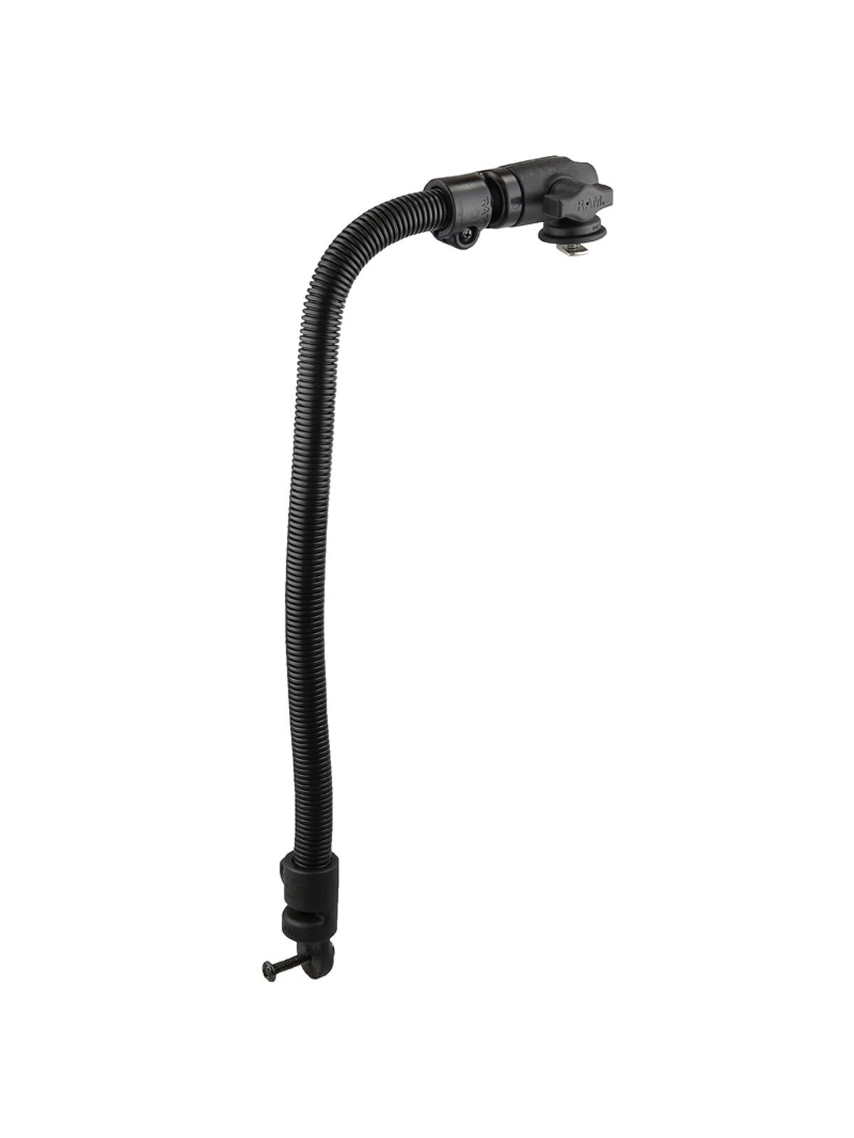 RAM Mounts Transducer-Arm mit Tough-Track Anbindung - Armlänge ca. 450 mm, Octagon-Sockel, Tough-Track Adapter, B-Kugel (1 Zoll)