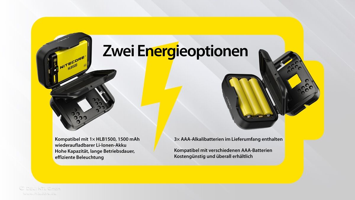 Nitecore HA13, RGB, 350 Lumen