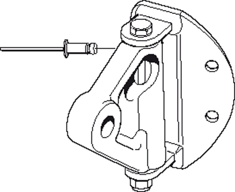 Seldén Mastbeschlag 80 x 63mm für Rodkicker 05 und 10  Seldén Mastbeschlag 80 x 63mm für Rodkicker 05 und 10