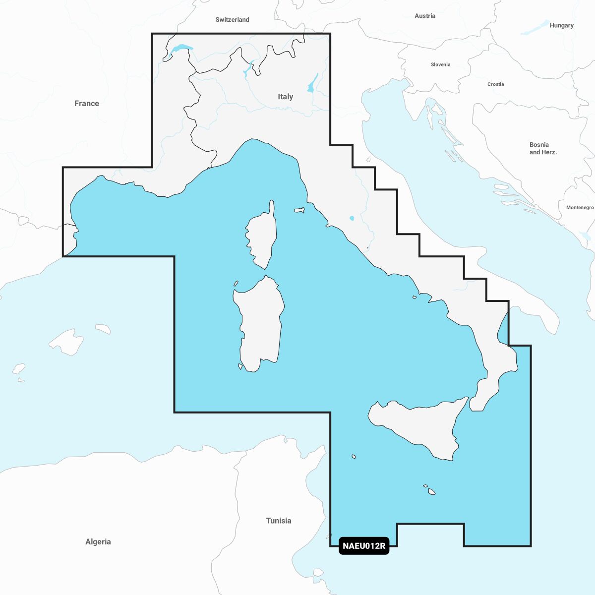 Navionics+ Seekarte Central Med. See (NAEU012R) Navionics+ Seekarte Central Med. See (NAEU012R)
