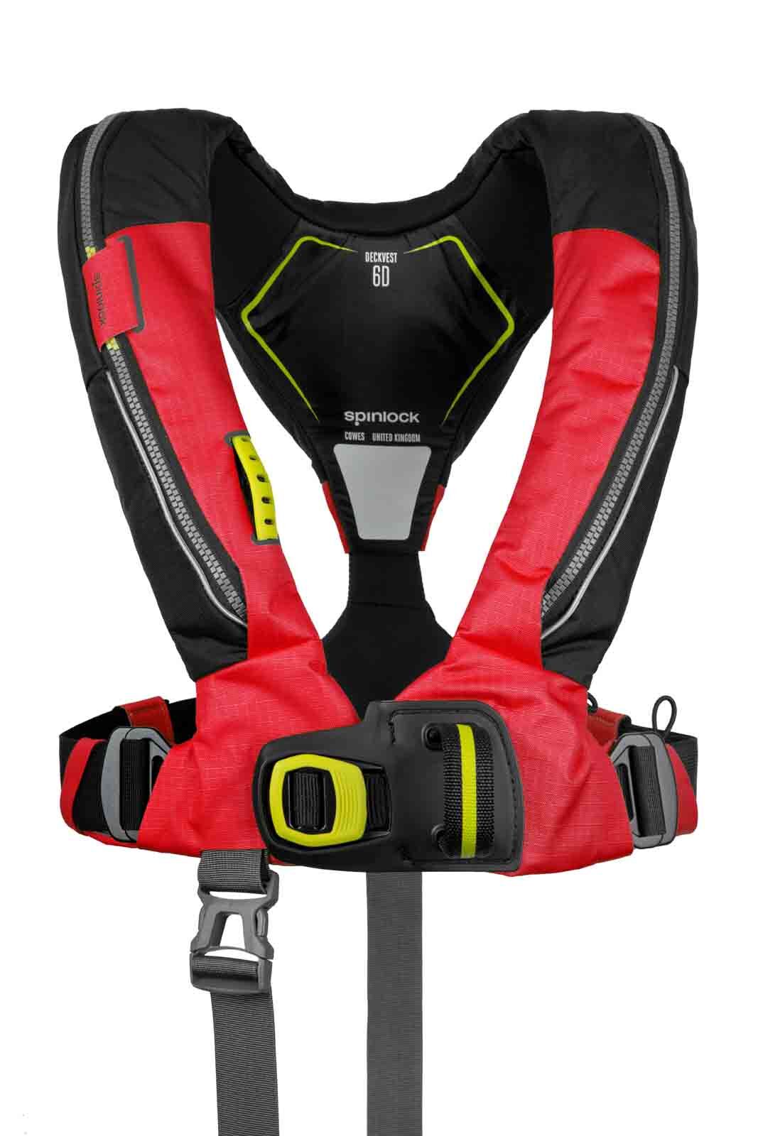 Spinlock Deckvest 6D mit HRS System 275N Mercury-Red