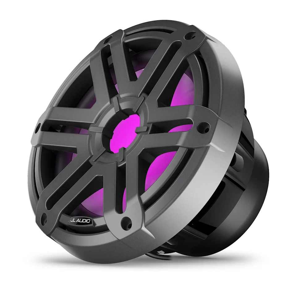 JL Audio JL Audio M200 10" Marinesubwoofer 250W RMS grauer Sportgrill