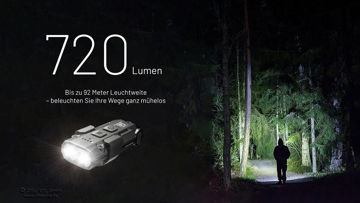 Nitecore TIP3 - 720 Lumen, MCT, blau