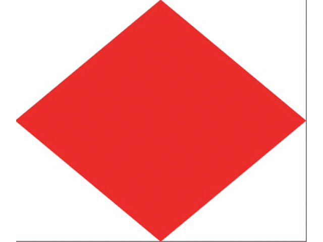 Talamex_Signalflagge_F Talamex Buchstabenwimpel Abm. 30 x 36 cm Signalflagge F