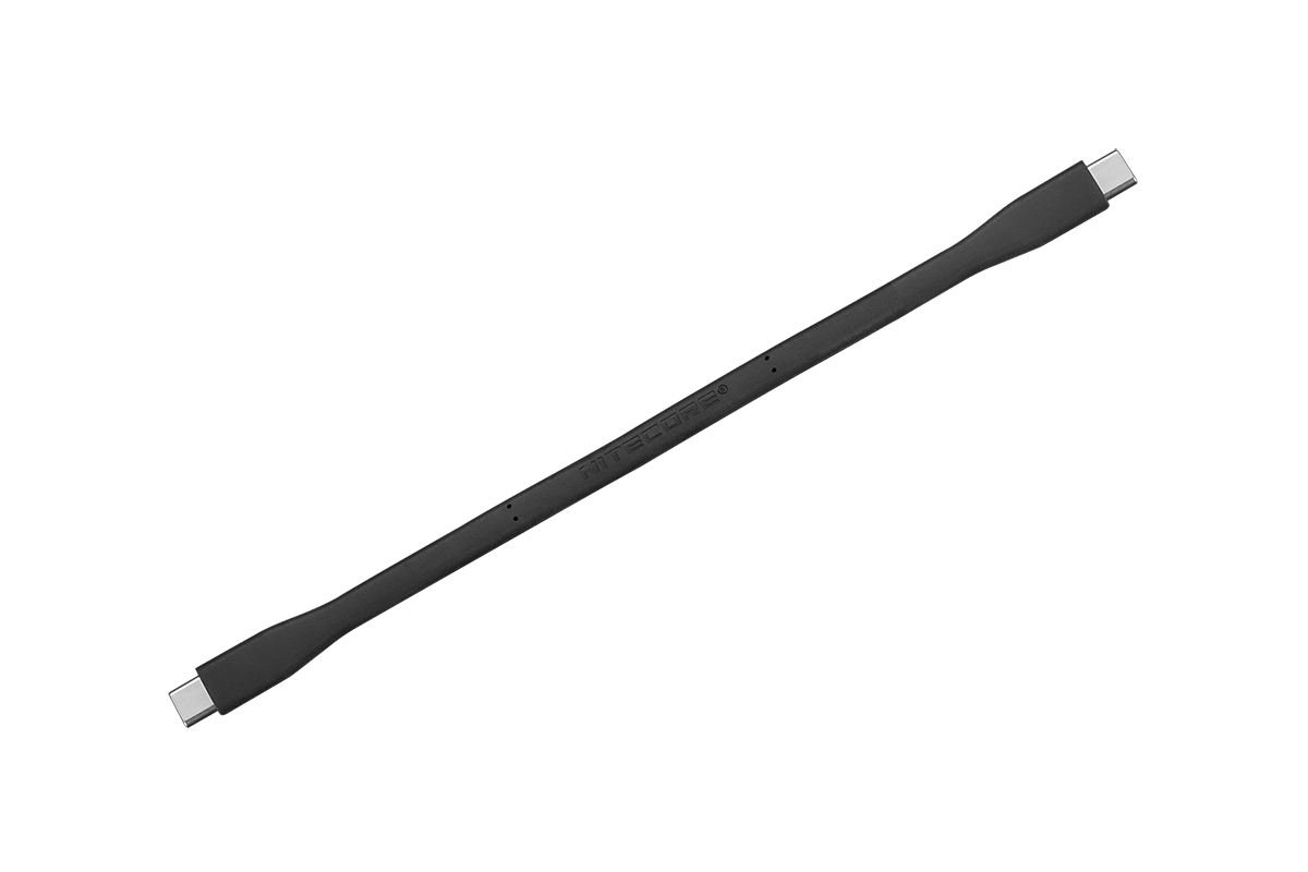 Nitecore biegsames Ladekabel, USB-C zu USB-C
