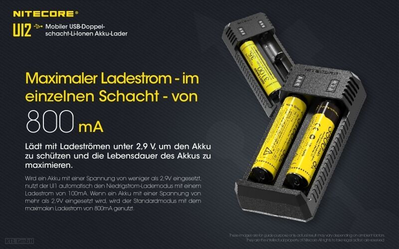 Nitecore USB Lader UI2