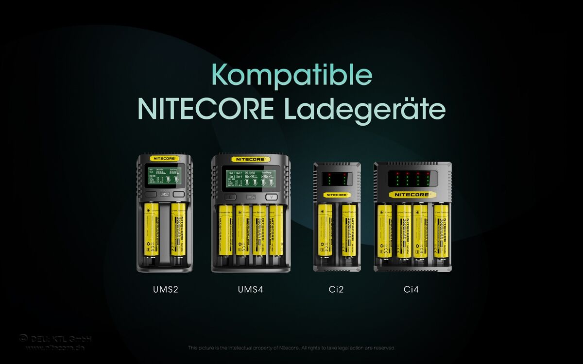 Nitecore Li-Ion Akku Typ 18650 - 3600mAh - NL1836