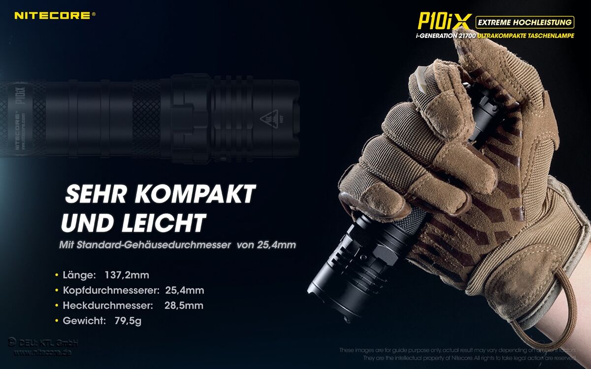 Nitecore P10iX - 4000 Lumen