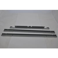 Isotherm Einbaurahmen 3 Seiten Silber