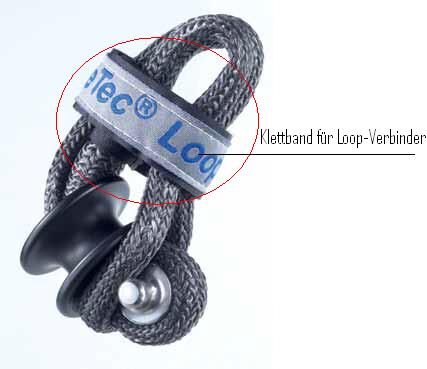 Klettband für Loop-Verbinder 30