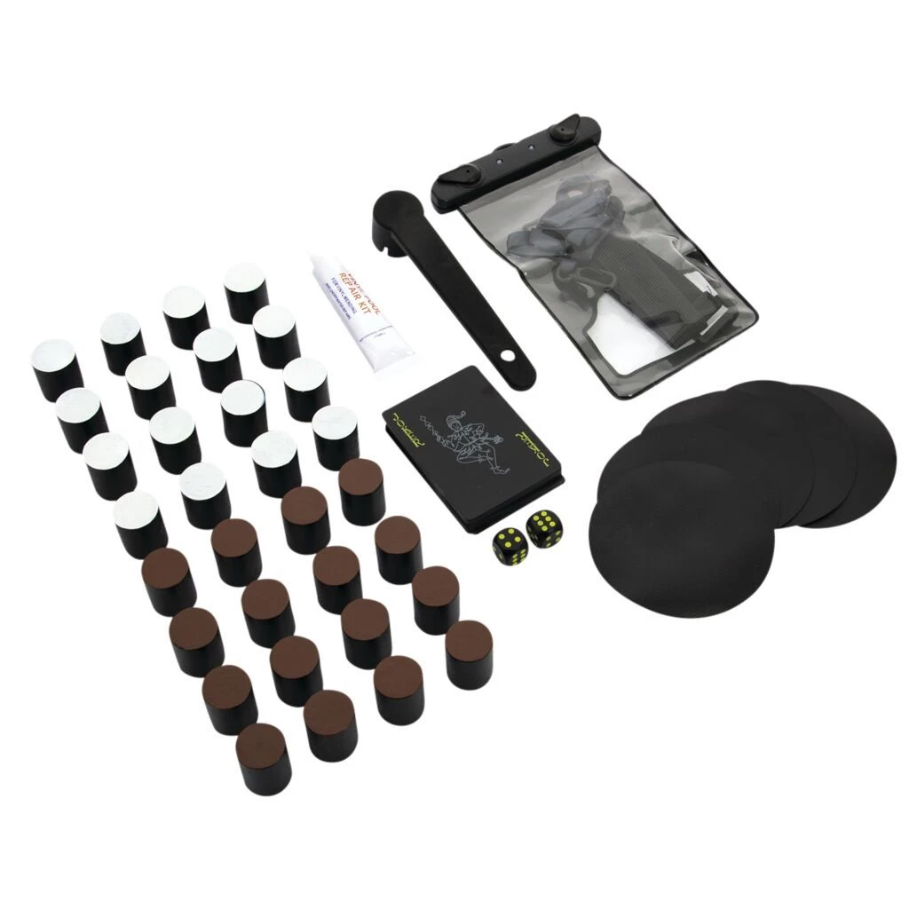 Yellow V Platform kit, Glue, Pads 5x, Key, Pawns, Cards, Phone case and Dry bag 2ltr.