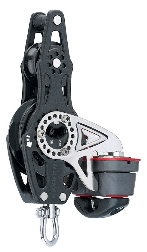 Harken 57mm Carbo Fiddle Ratchet w/Becket and 150 Cam (2676)