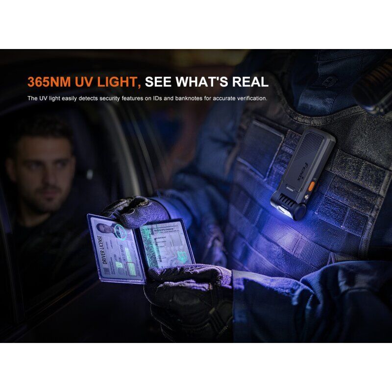 Fenix SW06R Weiße+UV+Rot+Blau Licht LED Taschenlampe