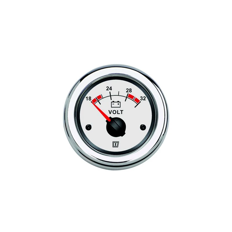Vetus Voltmeter, weiß, 24 Volt