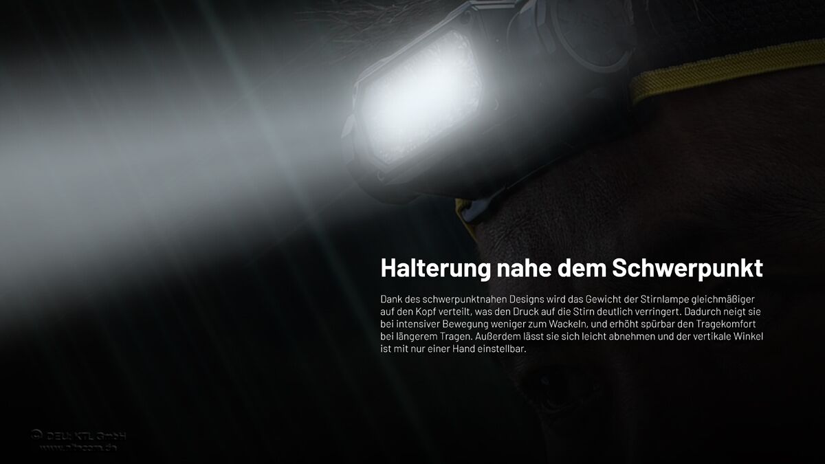 Nitecore HC65 UHE grau - 2000 Lumen - 3 Lichtquellen