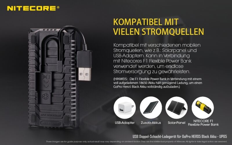 Nitecore Ladegerät UGP5