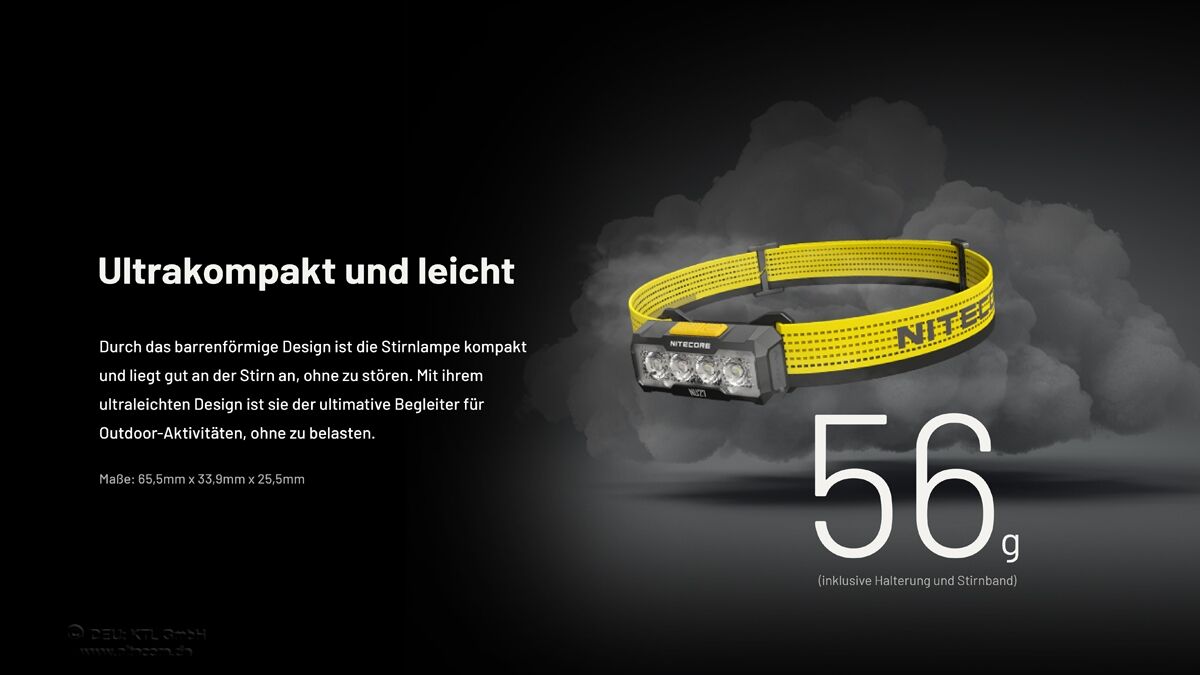 Nitecore NU27, alpine white - 600 Lumen