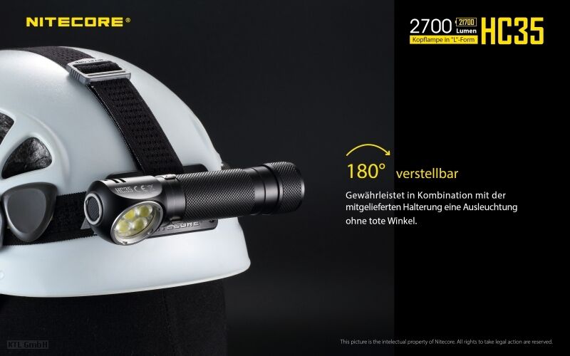 Nitecore HC35 inkl. NL2140HP