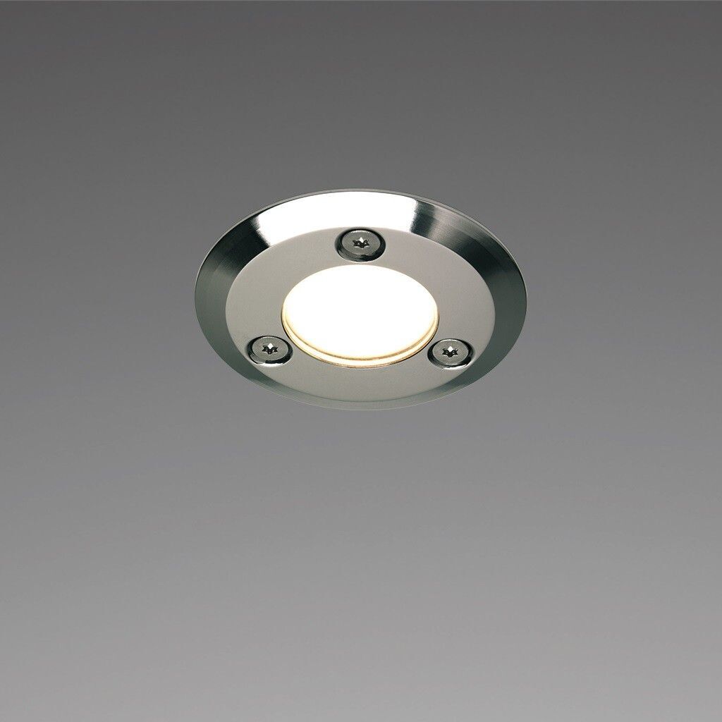 LED-Einbauleuchte EB13, Edelstahl V4A, neutralweiß, Glas, 10-30V DC, max. 1W (AISI316L)