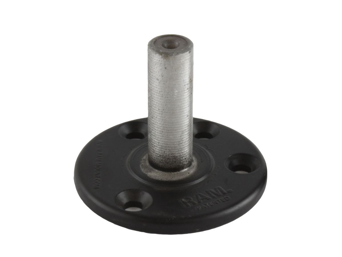 RAM Mounts runde Basisplatte (93,5 mm Durchmesser) - mit Metallstift (12,7 mm Durchmesser), im Polybeutel