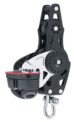 Harken 57mm Carbo Fiddle w/Cam Cleat & Becket (2624)
