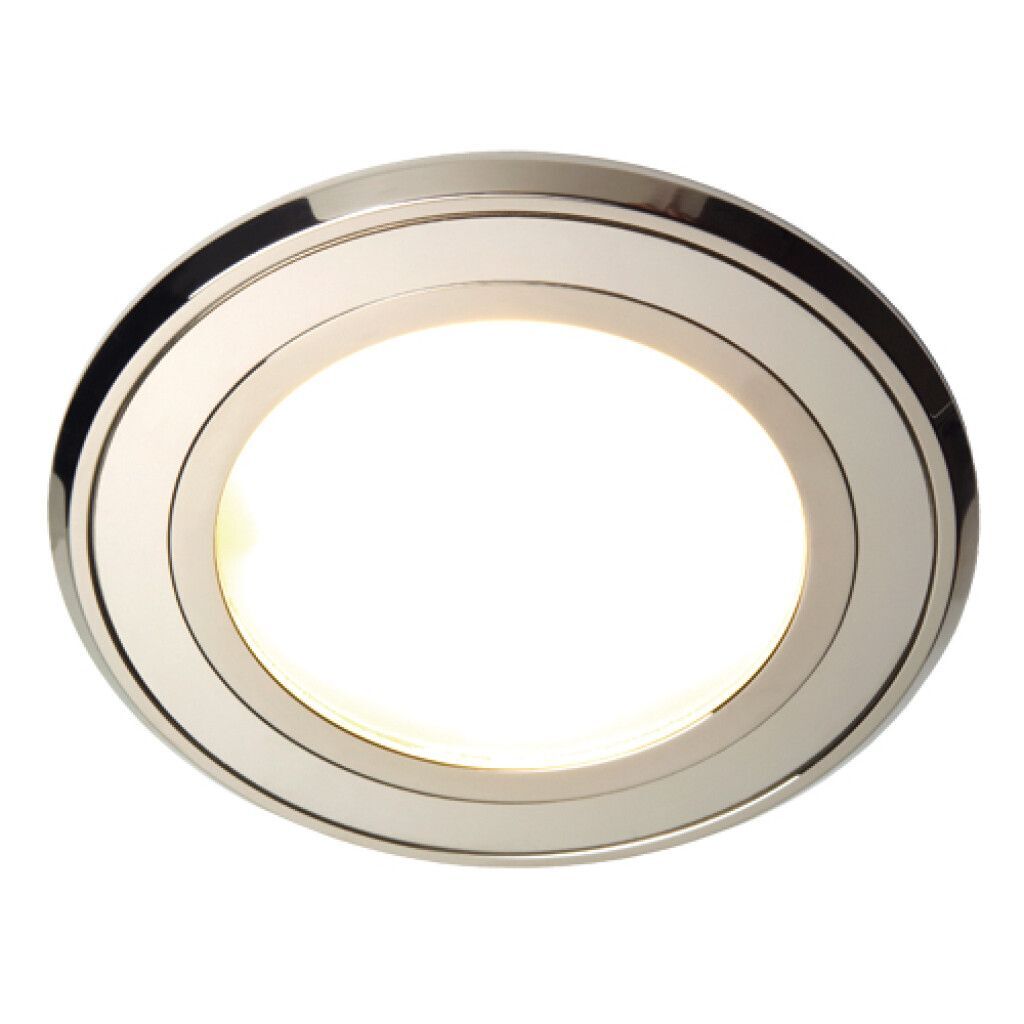 LED-Einbauleuchte EB42R-3 (Slave), V4A poliert (AISI316L), 10-30V DC, max. 6W, IP67, Ø120mm, ww/rot