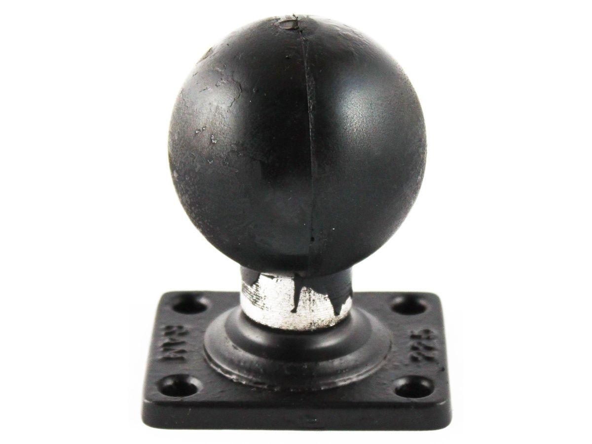 RAM Mounts rechteckige Basisplatte (2 x 2,5 Zoll) - D-Kugel (2,25 Zoll), im Polybeutel