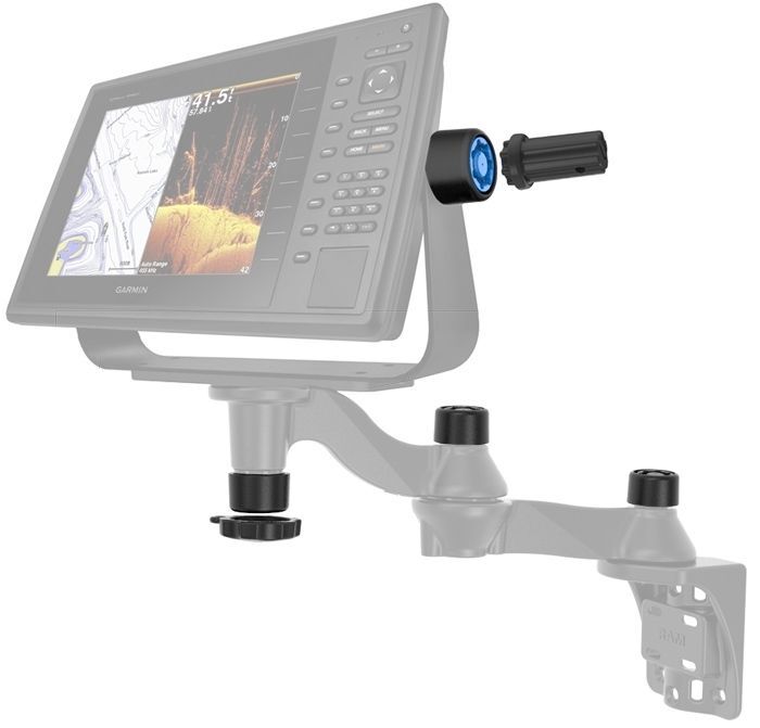 RAM Mounts Pin-Lock Set Schwenkarm u. Gimbal Haltebügel - 3x Schwenkarm / 1x Gimbal-Bügel, inkl. Adapter zum Öffnen/Schließen, im Polybeutel