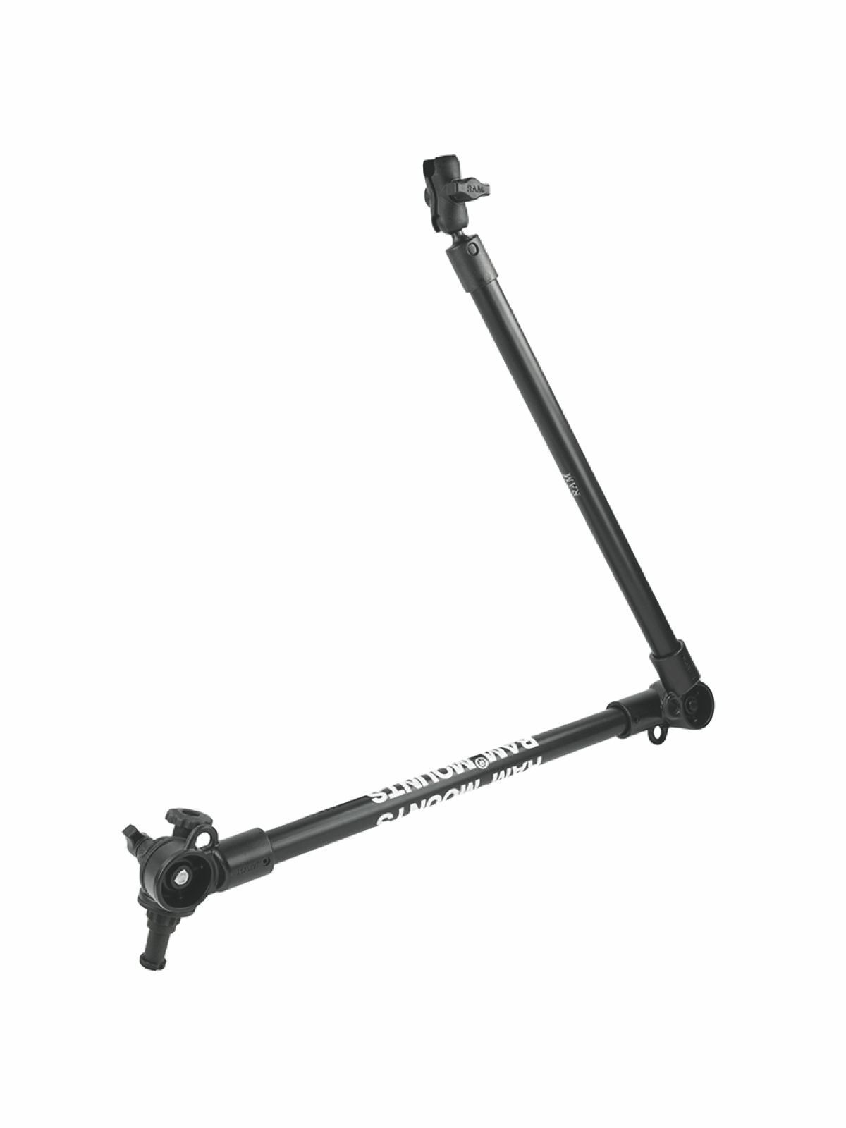 RAM Mounts Tough-Pole Verlängerungsarm mit Spline Post Adapter - B-Kugel-Anbindung (1 Zoll), Gesamtlänge ca. 120 cm, verstellbar