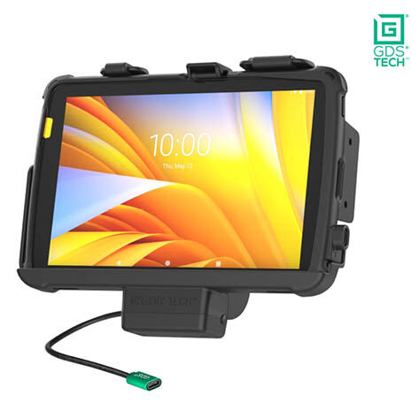 RAM Mounts GDS EZ-Roll'r Halteschale für Zebra ET40 & ET45 (10") Tablets in IntelliSkin Schutzhülle - USB-C-Anschluss