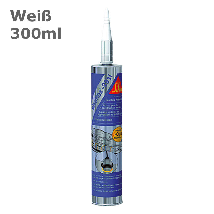 Sika_291i_Kartusche_300ml_weiss Sika Sikaflex 291i Marine-Dichtmasse 300ml Kartusche weiß