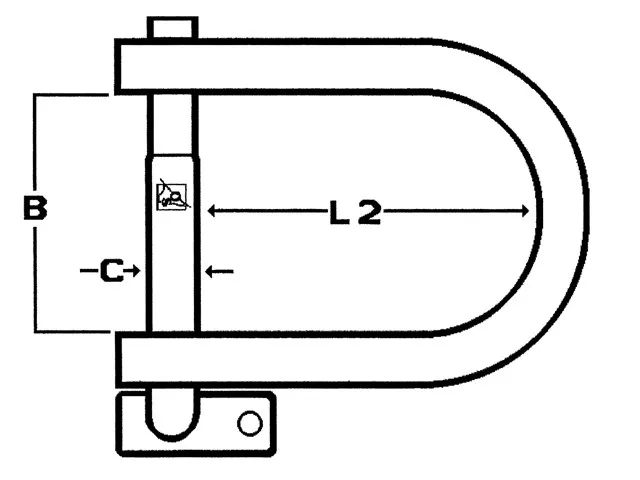 Talamex Schäkel Form D 20mm Durchmesser