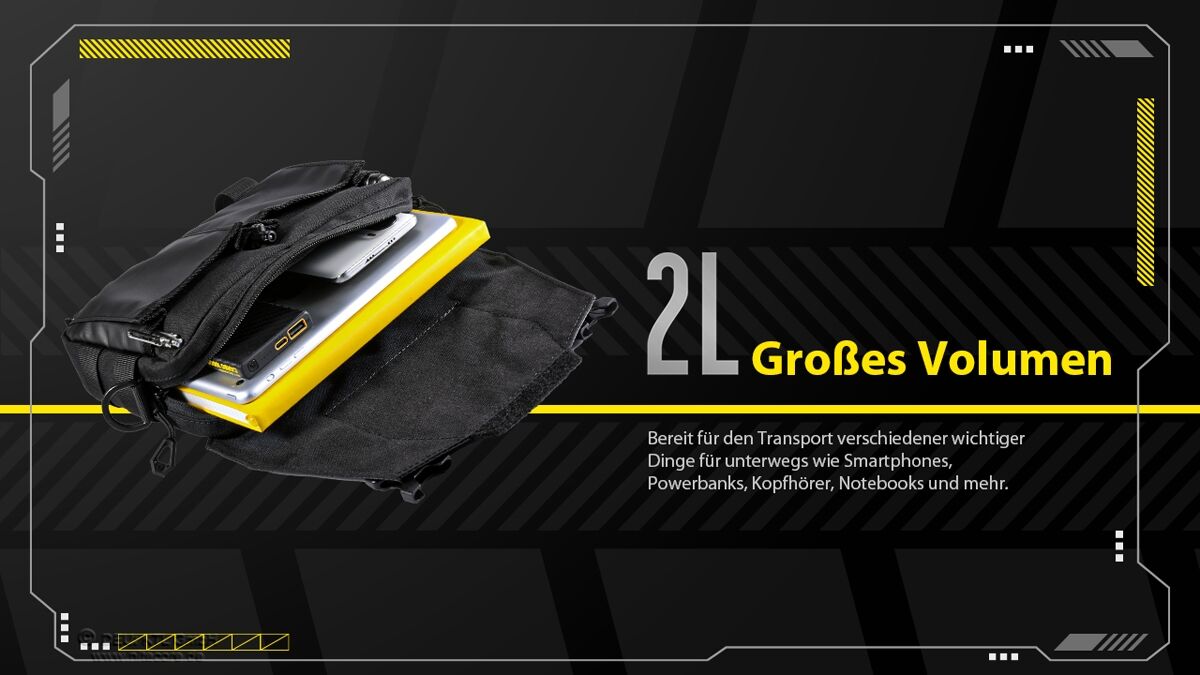 Nitecore SLB05 - EDC-Slingbag, 2 Liter