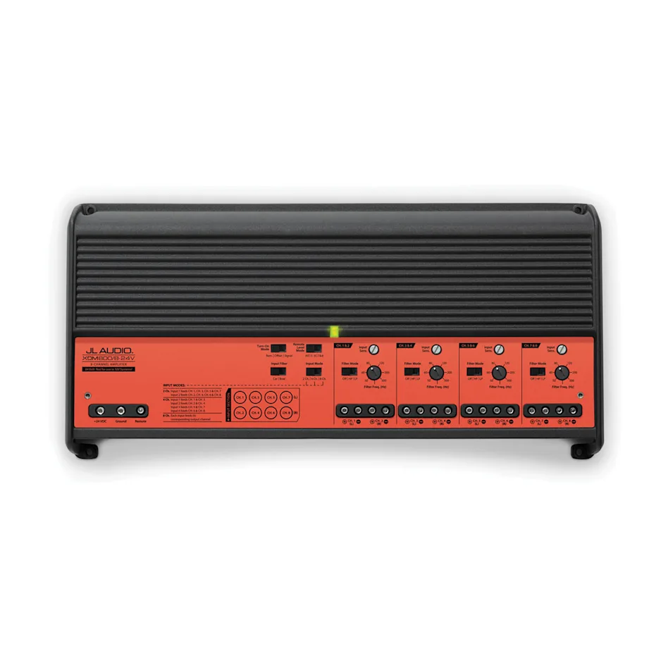 Garmin JL Audio XDM 8-Kanal-Fullrange-Auto- und Marineverstärker für 24-V-Systeme (800 W)