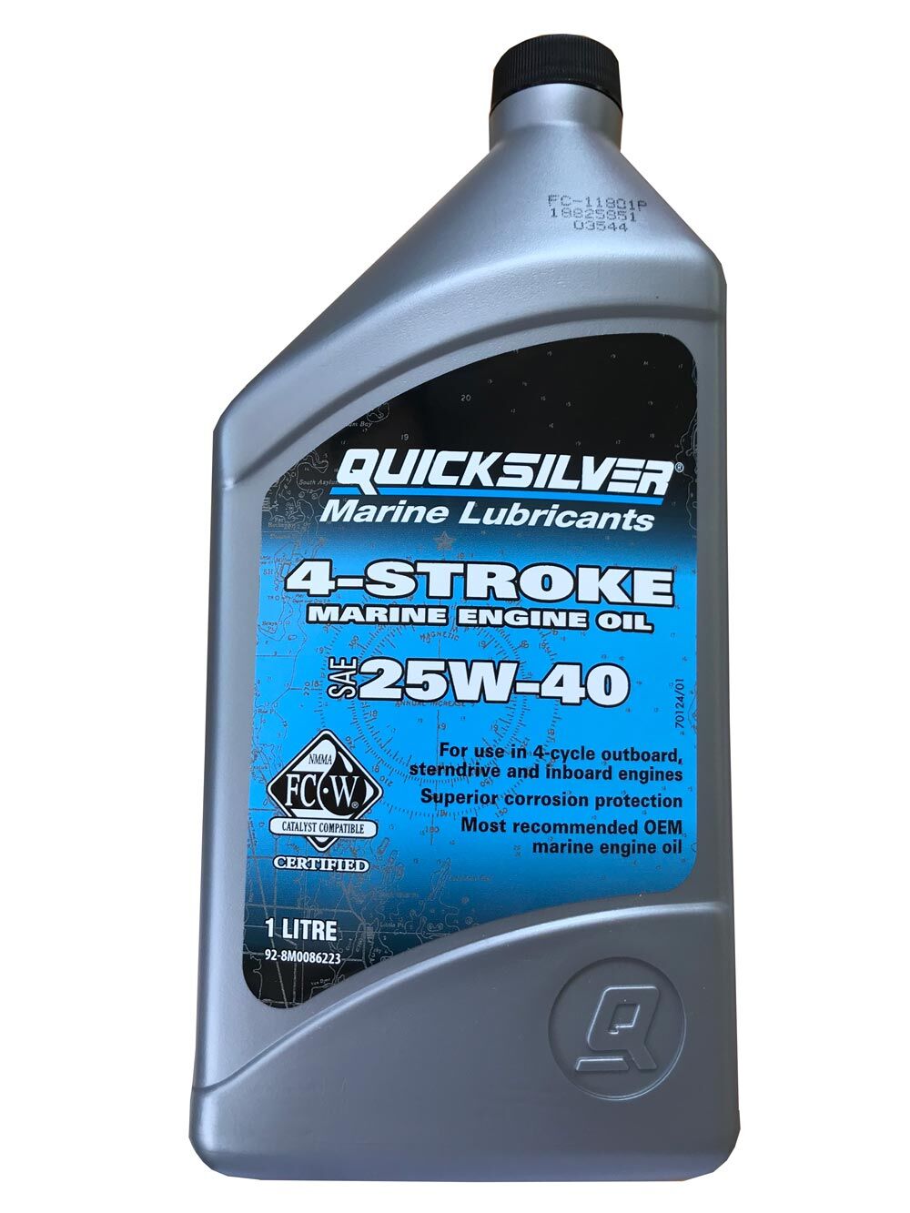 Mercury_8M0086223_1l_Motoroel Mercury Motoröl 4-Takter Außenborder 1.000ml