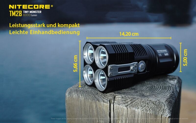 Nitecore TM28 - 6000 Lumen