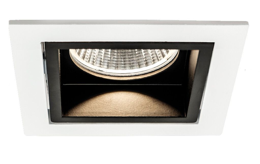 Einbauleuchte EBQ7000-00, weiß/schwarz, 3.000 K, 20°, 350 mA CC (externer Treiber erforderlich)