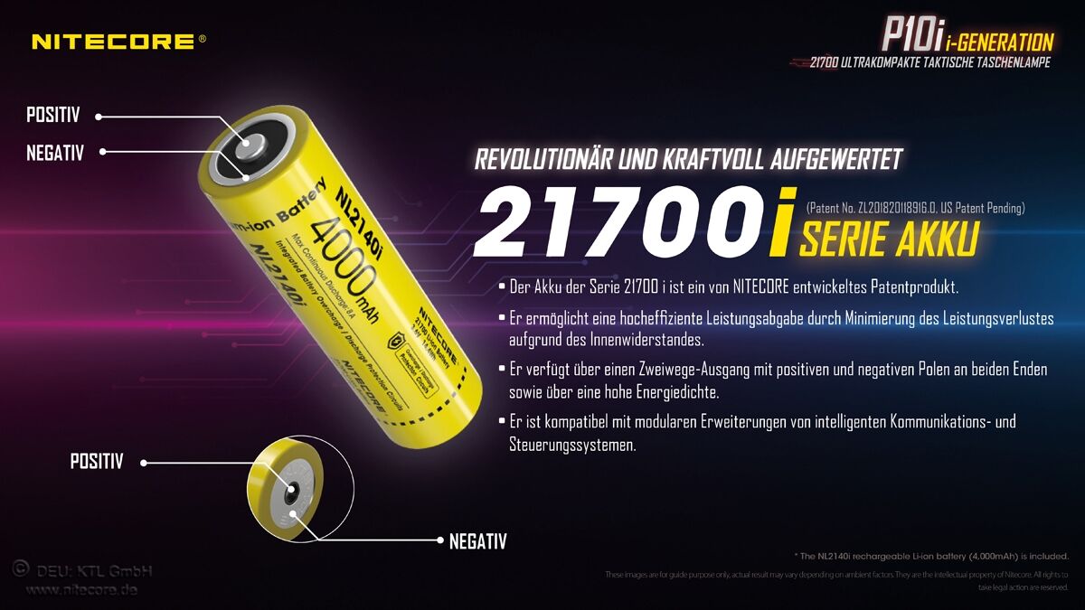 Nitecore P10i - 1800 Lumen