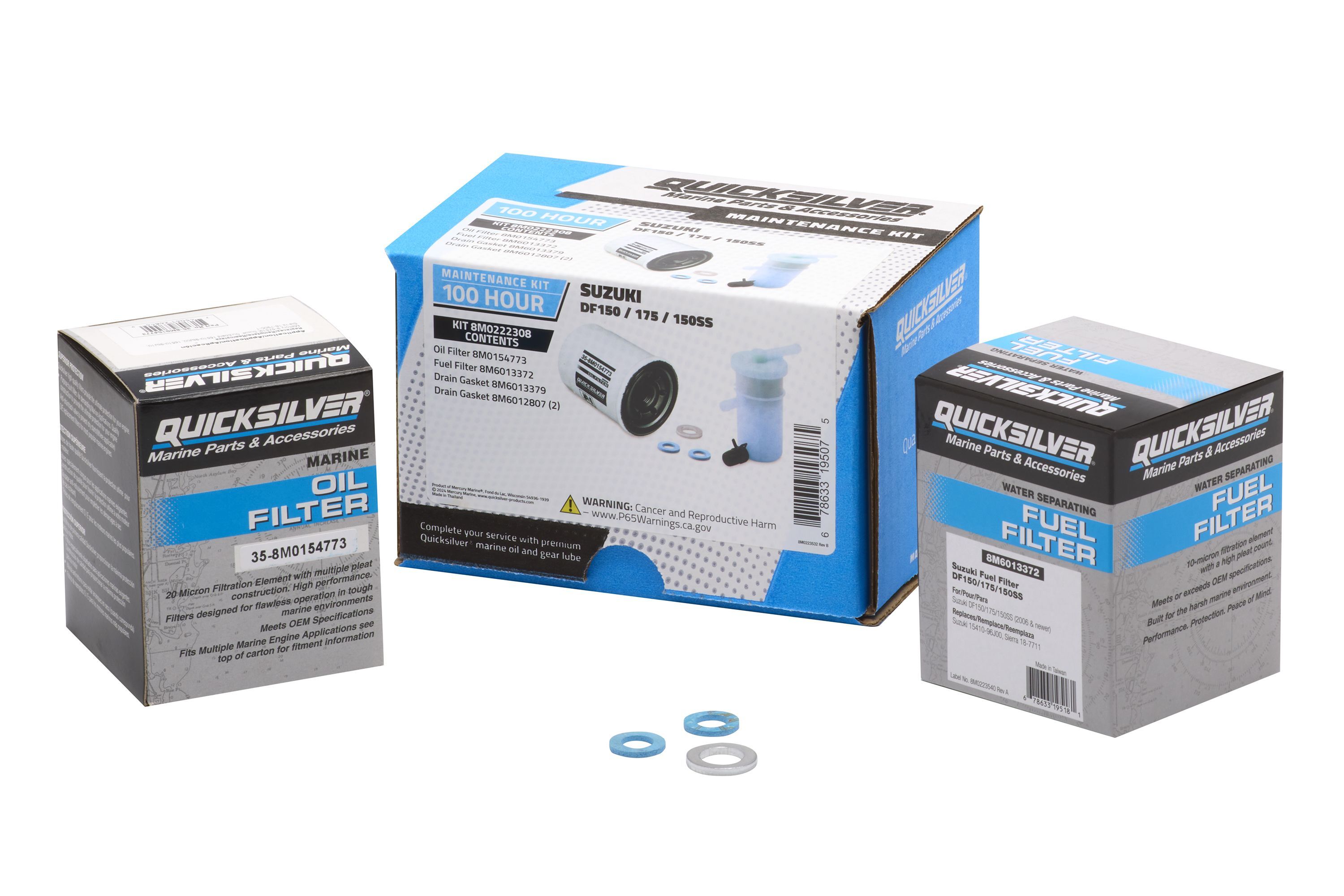 Quicksilver Wartungskit Suzuki DF150/175/150SS Quicksilver Wartungskit Suzuki DF150/175/150SS
