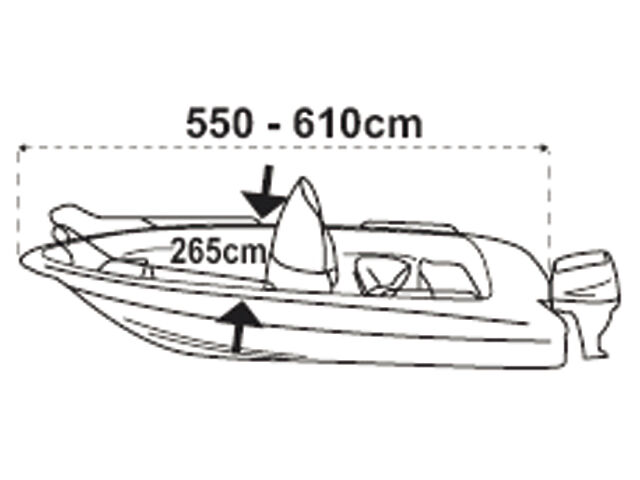 Talamex Boots- Dinghy Persenning Cover L