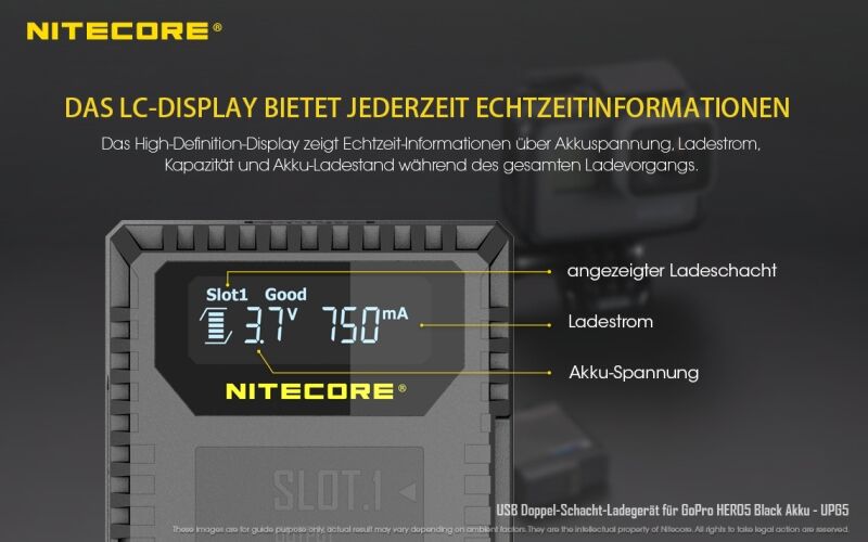 Nitecore Ladegerät UGP5