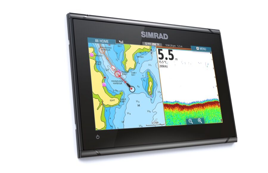 GO9_packaging_FR_Route_Fish_Simrad-GO9-XSE-Package-Shot-Right-Facing_15334 Simrad Go9 XSE Multifunktionsdisplay 3G Radar Bundle